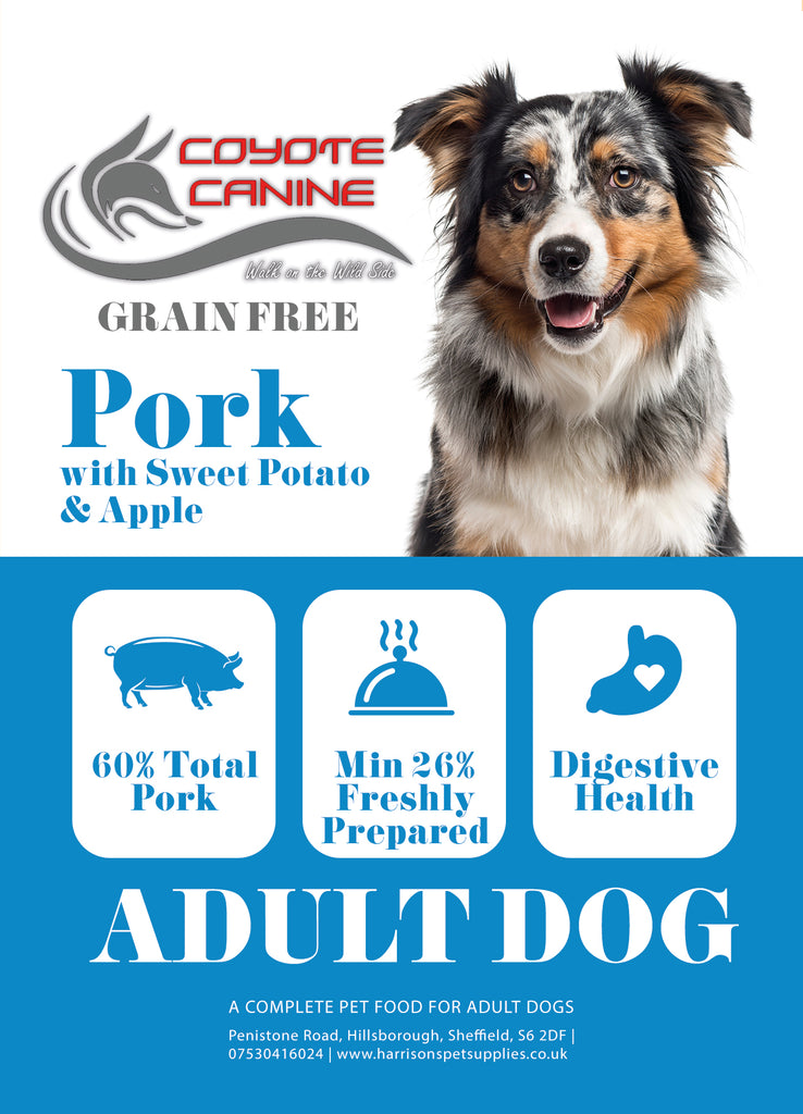 Coyote Canine Grain Free Food 12kg Mix - 2 x 6kg bags