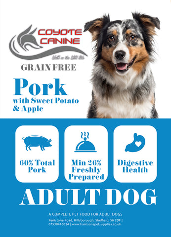 Coyote Canine Grain Free Food 12kg Mix - 2 x 6kg bags