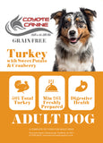 Coyote Canine Grain Free Food 12kg Mix - 2 x 6kg bags