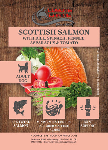 Coyote Canine Superfood Salmon with Dill, Spinach, Fennel, Asparagus and Tomato 12kg