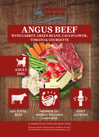 Coyote Canine Superfood Beef with Carrot, Green Beans, Cauliflower, Tomato & Courgette 12kg