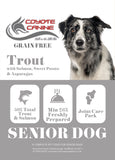 Coyote Canine Grain Free Food 12kg Mix - 2 x 6kg bags