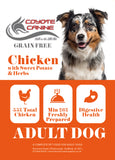 Coyote Canine Grain Free Food 12kg Mix - 2 x 6kg bags